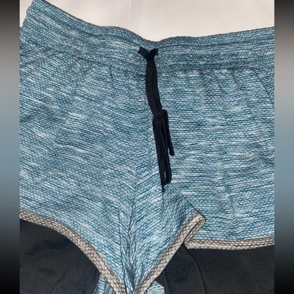 C9 By Champion Blue Duo Dry Athletic Shorts w/ Black Tight Compressions Attached
